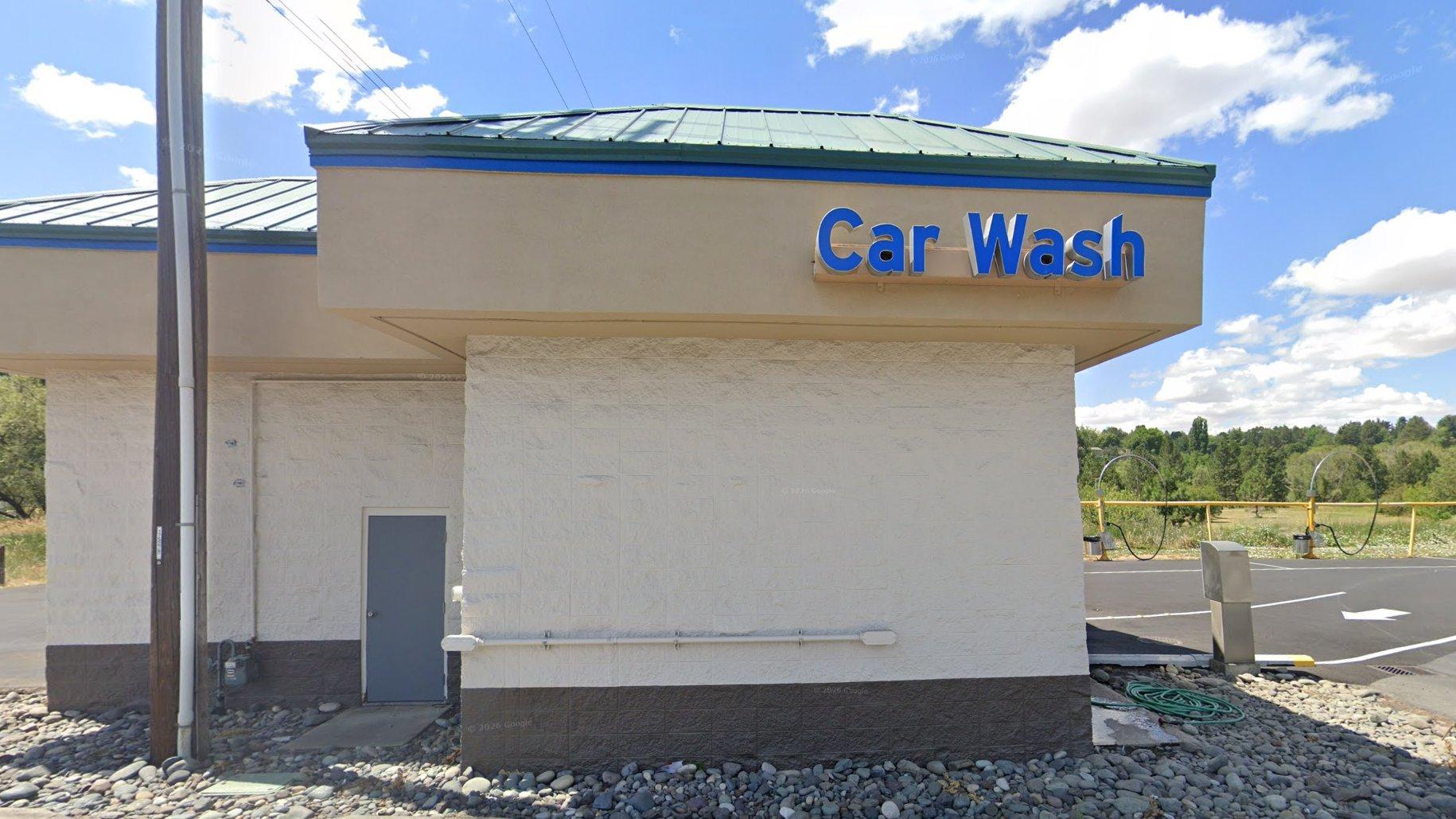 Chevron, drive through car wash