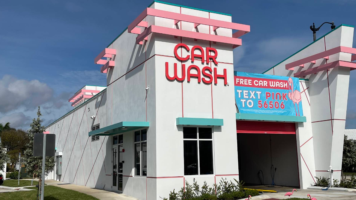 Pink Bird Car Wash
